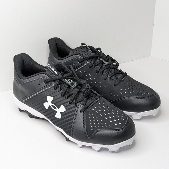 Under Armour Leadoff Low RM Baseball Cleats, Black, Mens 13 - Picture 1 of 5